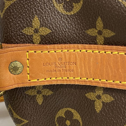 Louis Vuitton Boston Bag Monogram Keepall Bandoliere 55 M41414 Brown Men Women