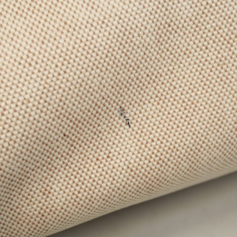 Hermes Handbag Herbag Her Bag PM Toile Ash Black Silver Hardware D Engraved