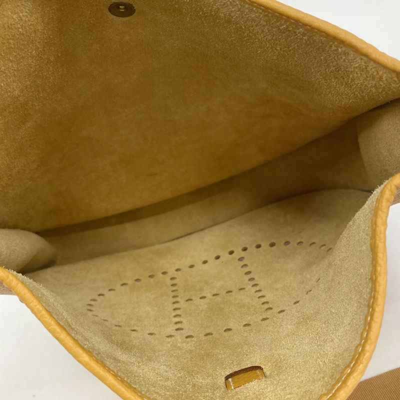 Hermes Shoulder Bag Evelyn 1gm Ardennes Natural Gold Hardware X Engraved Ladies