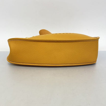 Hermes Shoulder Bag Evelyn 1gm Ardennes Natural Gold Hardware X Engraved Ladies