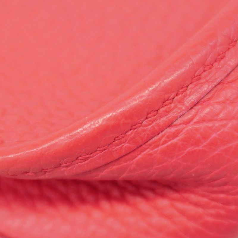 Hermes Shoulder Bag Evelyn TPM Taurillon Clemence Rose Silver Hardware C