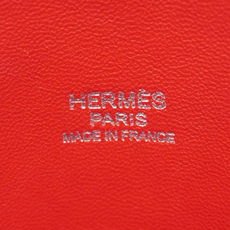 Hermes Handbag Bolide 35 Taurillon Clemence Rouge Cazac Silver Hardware Q