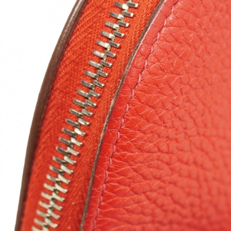 Hermes Handbag Bolide 35 Taurillon Clemence Rouge Cazac Silver Hardware Q