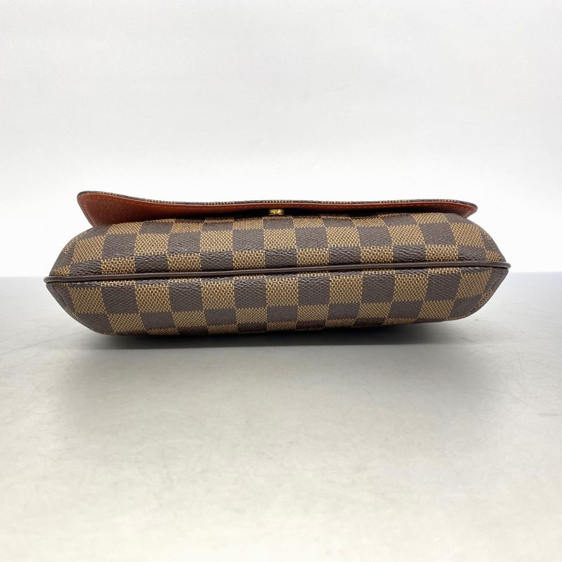 Louis Vuitton Shoulder Bag Damier Musette Tango Long Strap N51301 Ebene Ladies