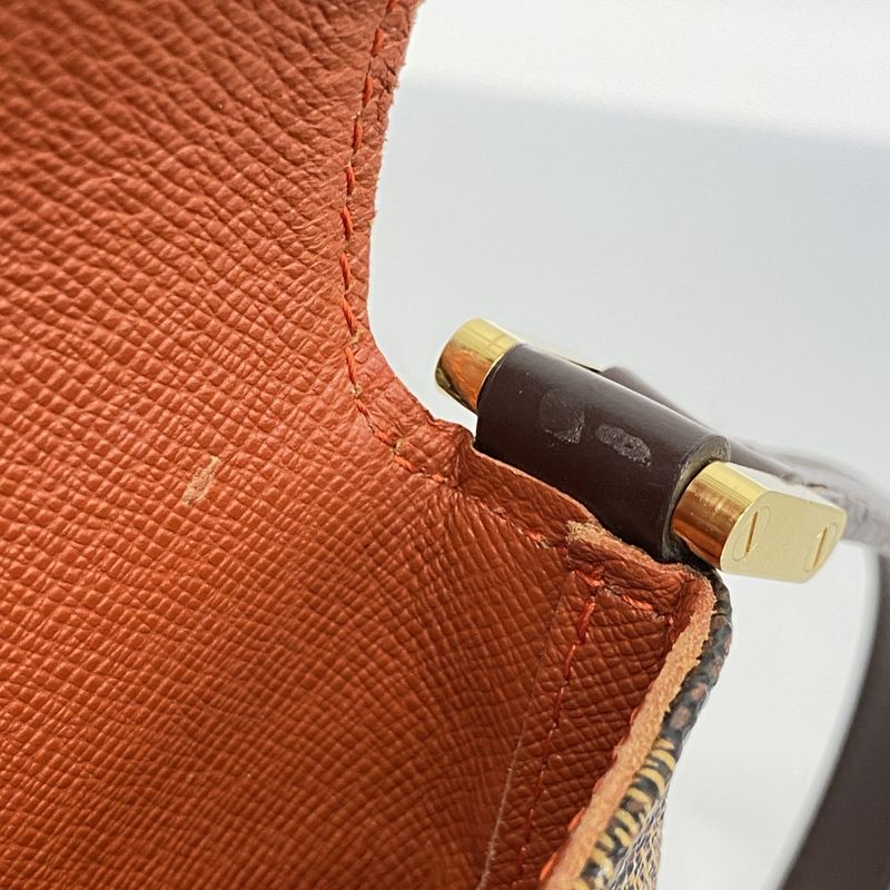 Louis Vuitton Shoulder Bag Damier Musette Tango Long Strap N51301 Ebene Ladies