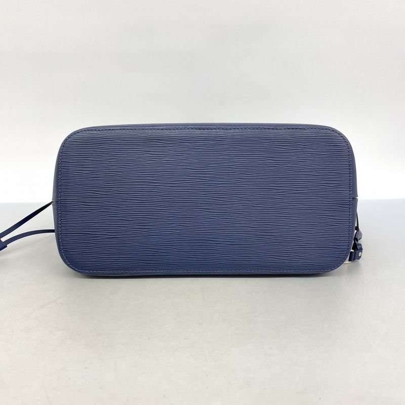 Louis Vuitton Tote Bag Epi Neverfull MM M40885 Andigo Blue Ladies