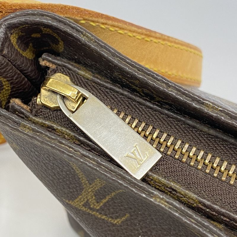 Louis Vuitton Shoulder Bag Monogram Trotter M51240 Brown Ladies