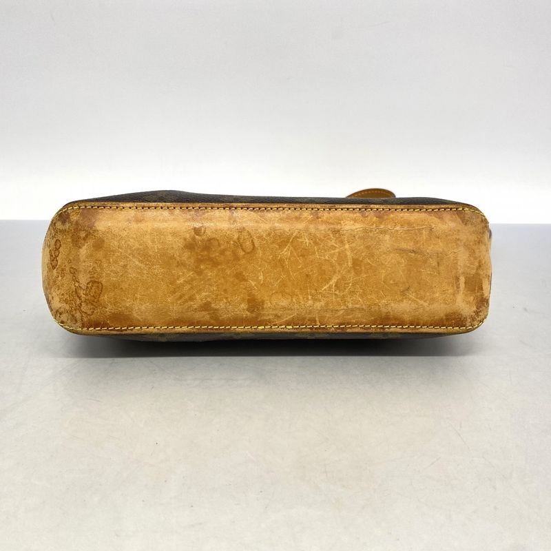 Louis Vuitton Shoulder Bag Monogram Trotter M51240 Brown Ladies