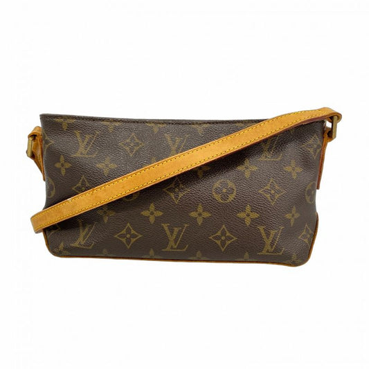 Louis Vuitton Shoulder Bag Monogram Trotter M51240 Brown Ladies