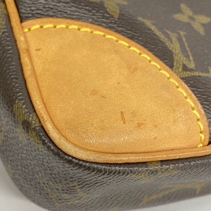 Louis Vuitton Clutch Bag Monogram Marly Dragonne GM M51825 Brown Ladies