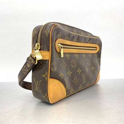 Louis Vuitton Clutch Bag Monogram Marly Dragonne GM M51825 Brown Ladies