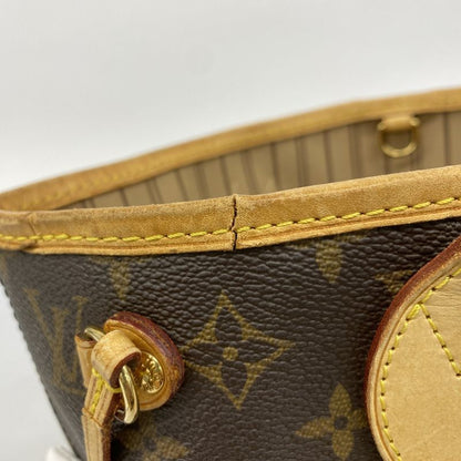 Louis Vuitton Tote Bag Monogram Neverfull PM M40155 Brown Ladies