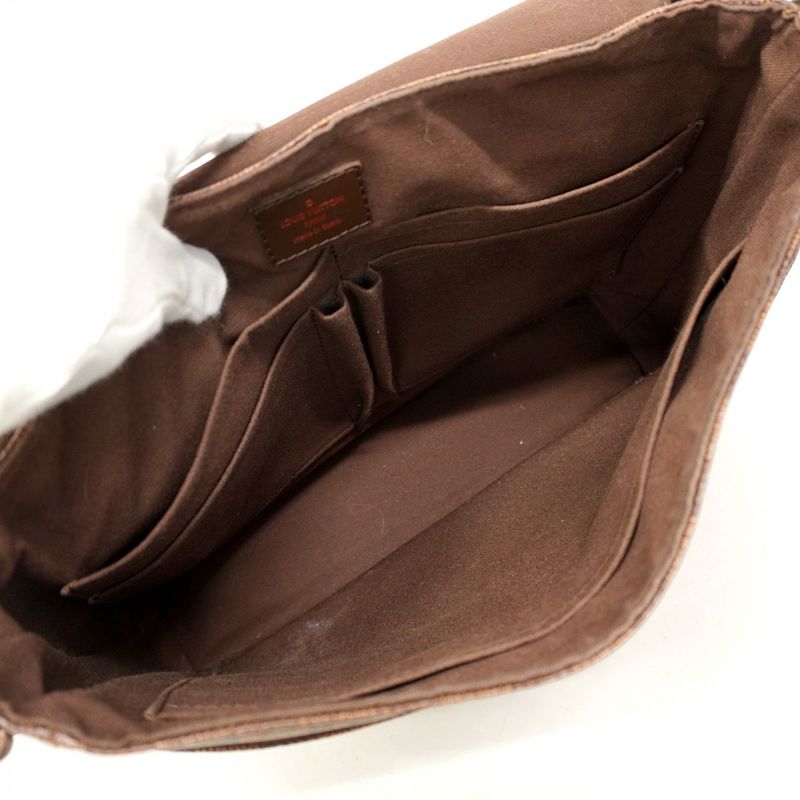 Louis Vuitton Shoulder Bag Damier District MM N41212 Ebene Ladies