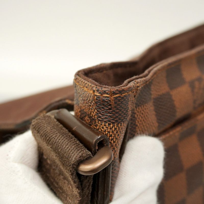 Louis Vuitton Shoulder Bag Damier District MM N41212 Ebene Ladies