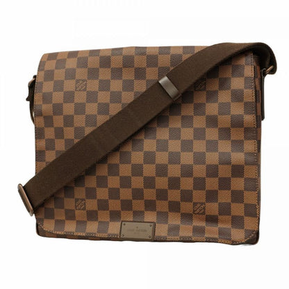 Louis Vuitton Shoulder Bag Damier District MM N41212 Ebene Ladies