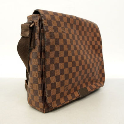 Louis Vuitton Shoulder Bag Damier District MM N41212 Ebene Ladies