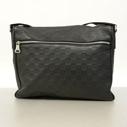 Louis Vuitton Shoulder Bag Damier Infini District MM N41038 Onyx Men's