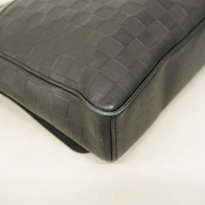 Louis Vuitton Shoulder Bag Damier Infini District MM N41038 Onyx Men's