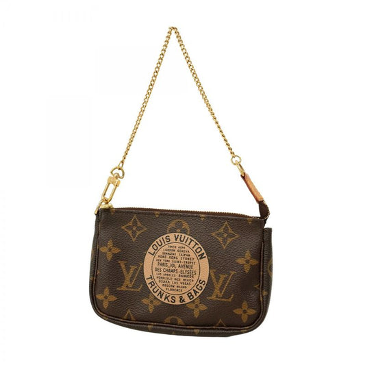 Louis Vuitton Pouch Monogram T&b Mini Pochette Accessoire M60153 Brown Ladies