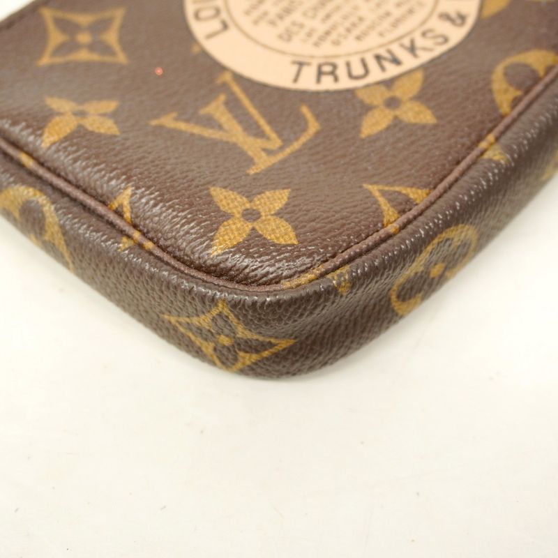 Louis Vuitton Pouch Monogram T&b Mini Pochette Accessoire M60153 Brown Ladies