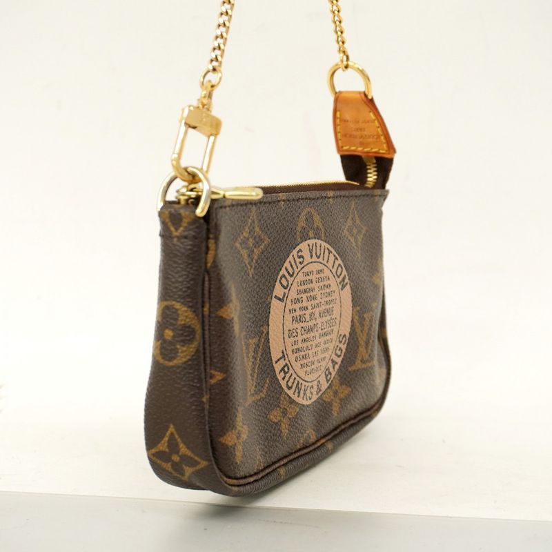 Louis Vuitton Pouch Monogram T&b Mini Pochette Accessoire M60153 Brown Ladies