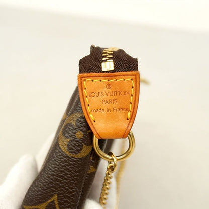 Louis Vuitton Pouch Monogram T&b Mini Pochette Accessoire M60153 Brown Ladies