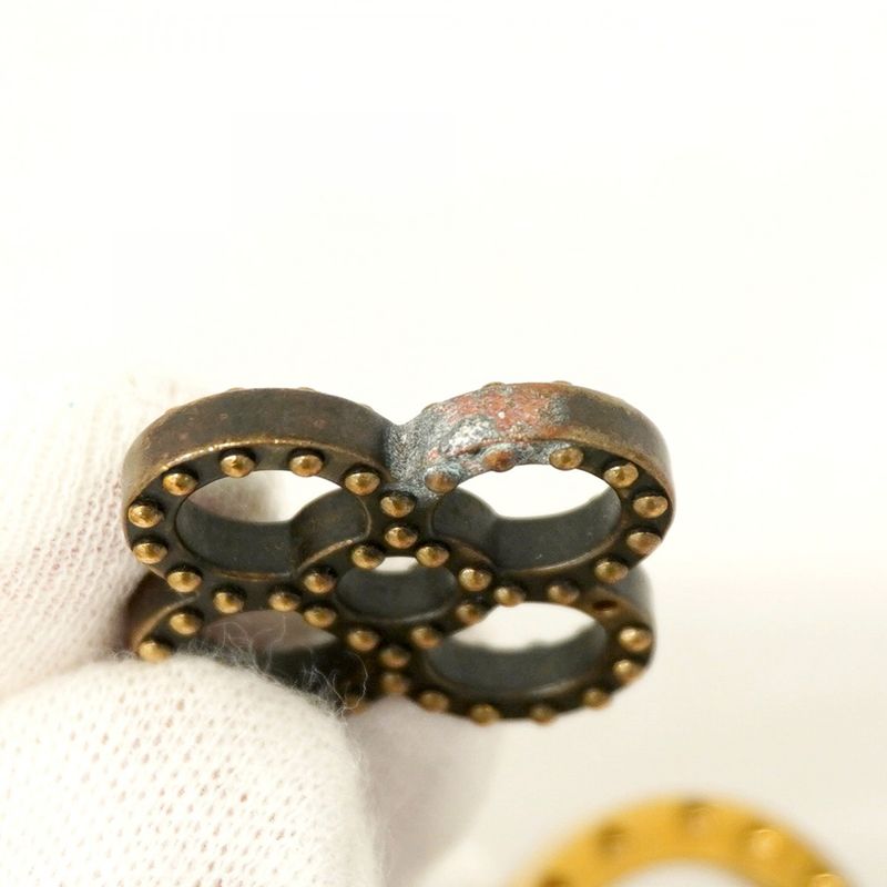 Louis Vuitton Key Holder Bijou Sac Tapage M65090 Gold Silver Ladies