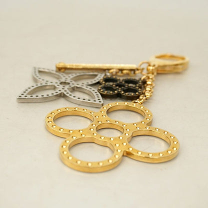 Louis Vuitton Key Holder Bijou Sac Tapage M65090 Gold Silver Ladies