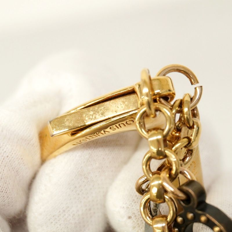 Louis Vuitton Key Holder Bijou Sac Tapage M65090 Gold Silver Ladies