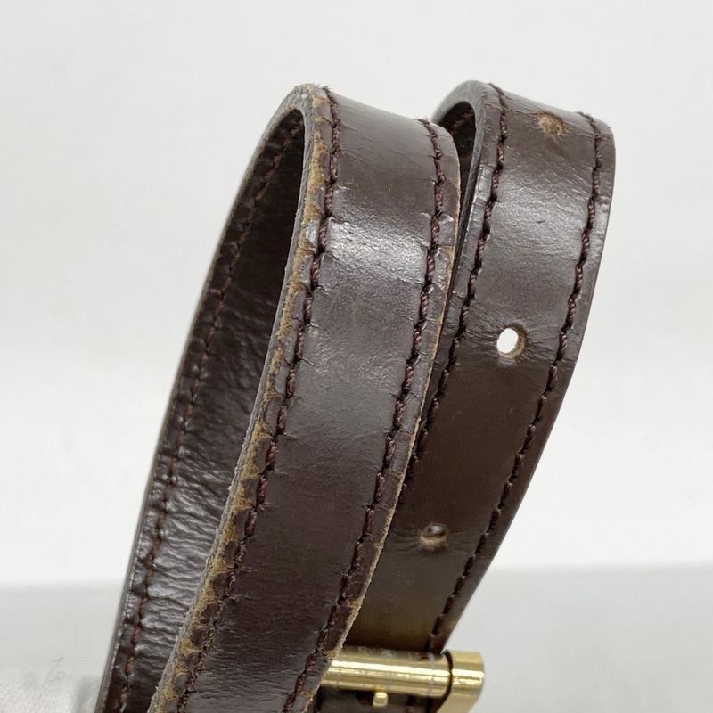 Louis Vuitton Shoulder Bag Damier Ipanema PM N51294 Ebene Ladies