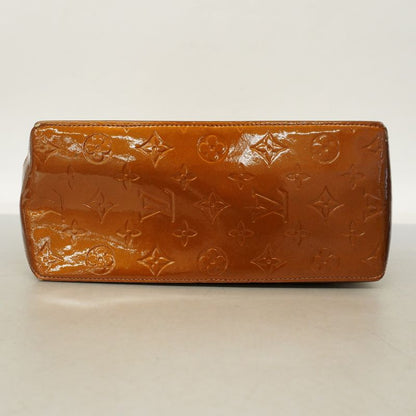 Louis Vuitton Tote Bag Vernis Lead MM M91143 Bronze Ladies