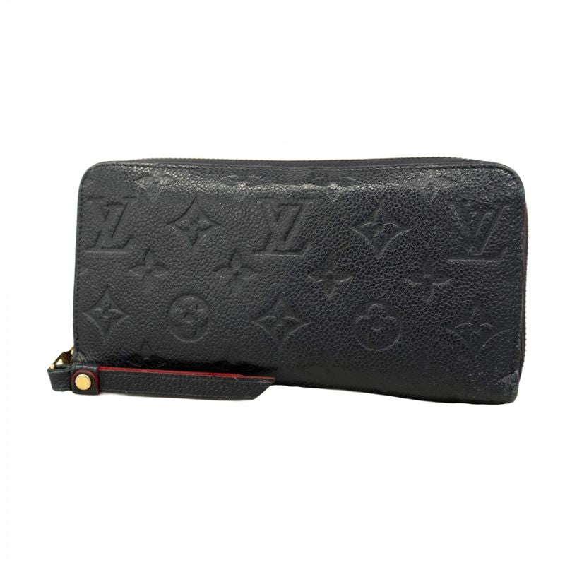 Louis Vuitton Long Wallet Monogram / Empreinte Zippy Wallet M62121 Marine Rouge