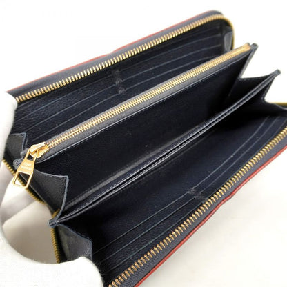 Louis Vuitton Long Wallet Monogram / Empreinte Zippy Wallet M62121 Marine Rouge