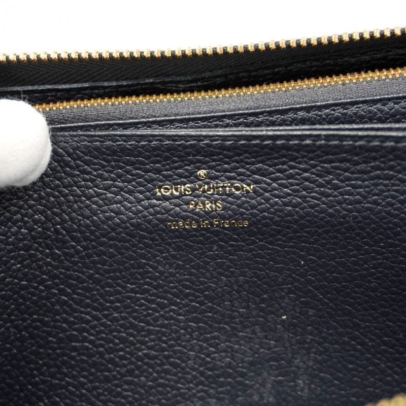 Louis Vuitton Long Wallet Monogram / Empreinte Zippy Wallet M62121 Marine Rouge