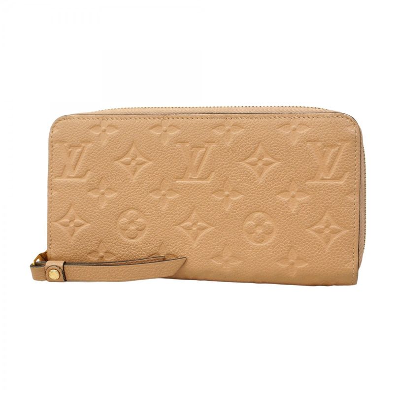 Louis Vuitton Long Wallet Monogram / Empreinte Zippy Wallet M61866 Dune Men's