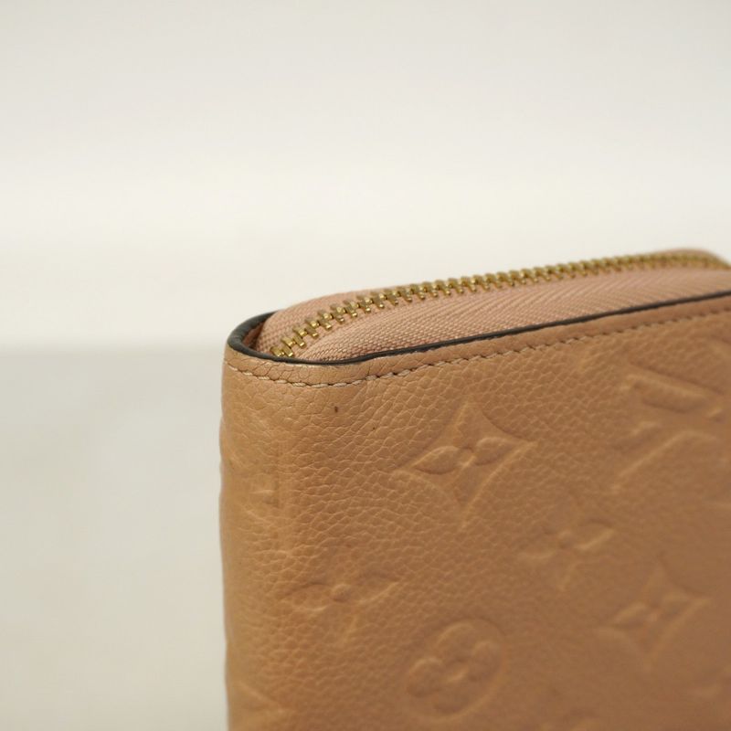 Louis Vuitton Long Wallet Monogram / Empreinte Zippy Wallet M61866 Dune Men's