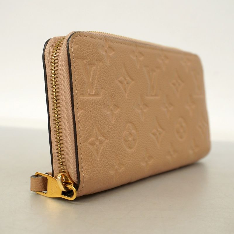 Louis Vuitton Long Wallet Monogram / Empreinte Zippy Wallet M61866 Dune Men's