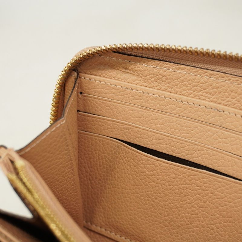 Louis Vuitton Long Wallet Monogram / Empreinte Zippy Wallet M61866 Dune Men's