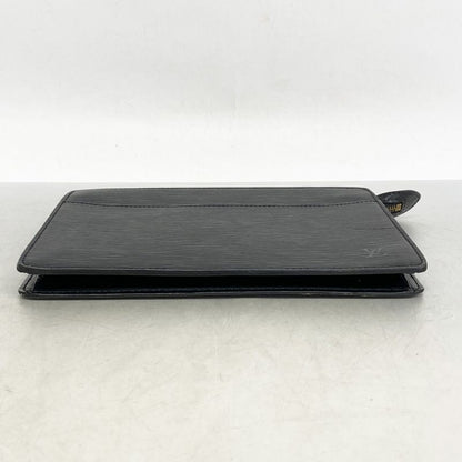 Louis Vuitton Clutch Bag Epi Pochette Homme M52752 Noir Black Men's