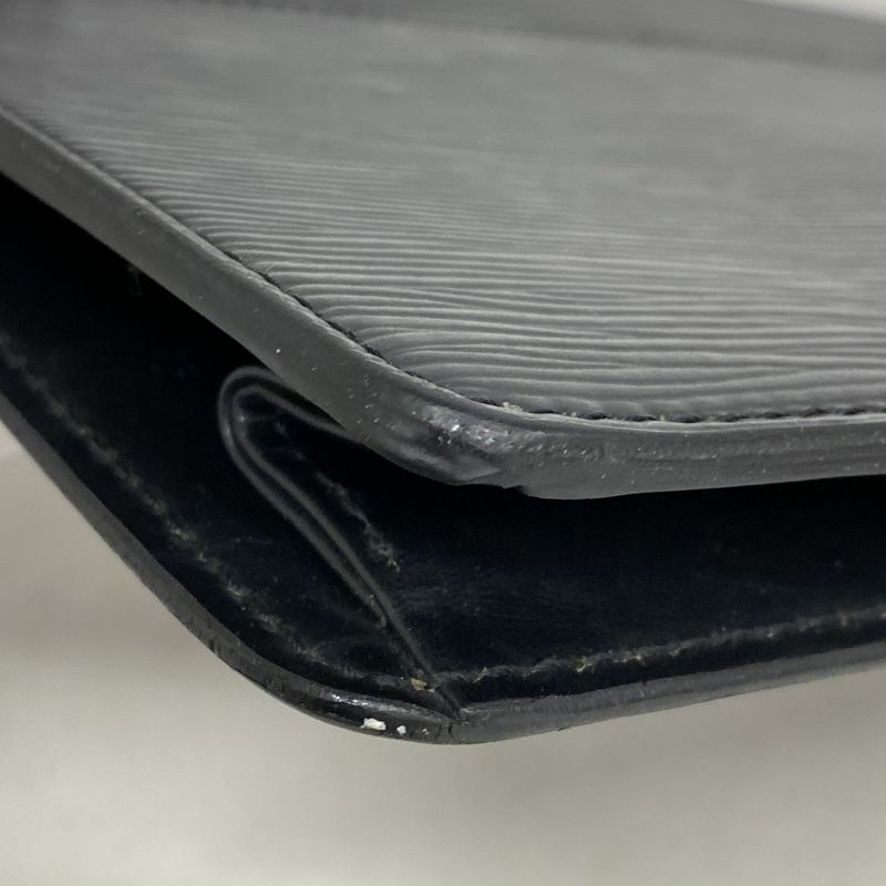 Louis Vuitton Clutch Bag Epi Pochette Homme M52752 Noir Black Men's