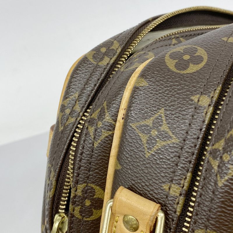 Louis Vuitton Shoulder Bag Monogram Reporter PM M45254 Brown Ladies