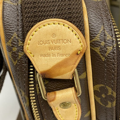 Louis Vuitton Shoulder Bag Monogram Reporter PM M45254 Brown Ladies