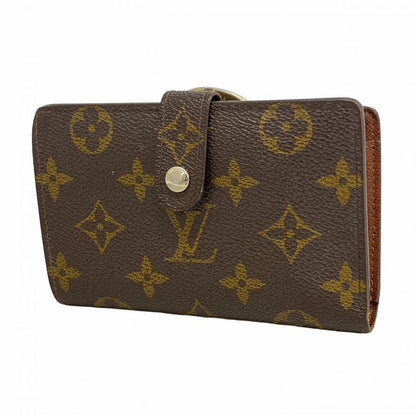 Louis Vuitton Wallet Monogram Portefeuille Viennois M61674 Brown Ladies
