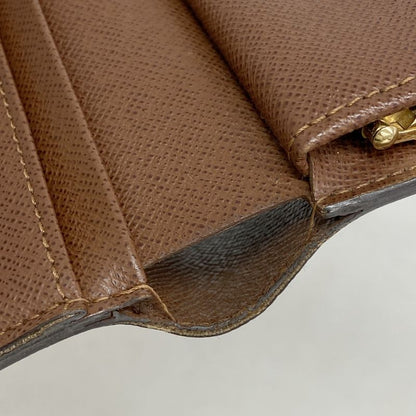 Louis Vuitton Wallet Monogram Portefeuille Viennois M61674 Brown Ladies