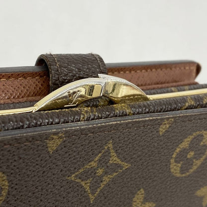 Louis Vuitton Wallet Monogram Portefeuille Viennois M61674 Brown Ladies