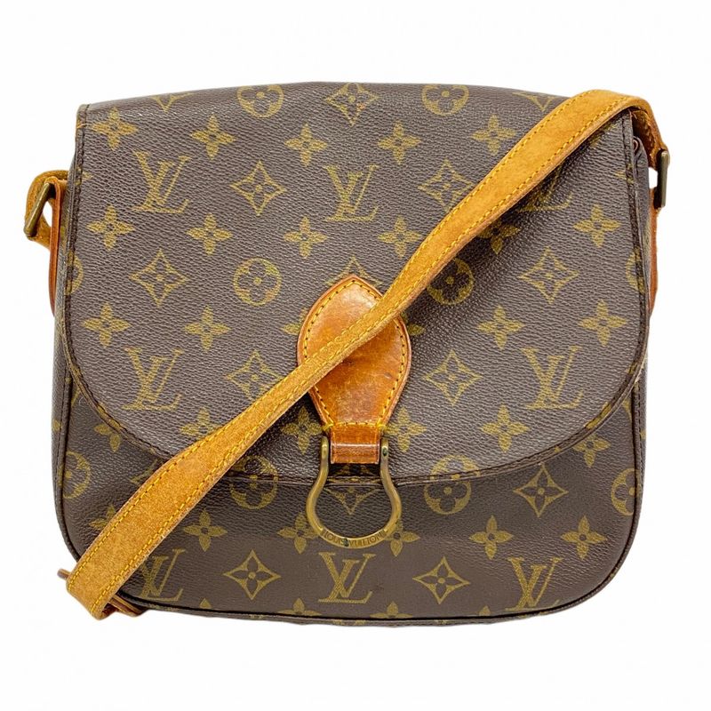 Louis Vuitton Shoulder Bag Monogram Saint Cloud GM M51242 Brown Women's