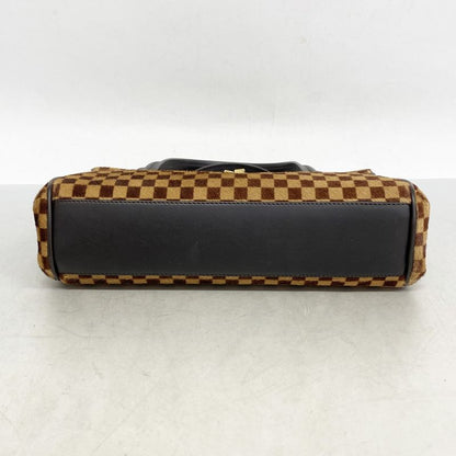 Louis Vuitton Handbag Damier Sauvage Lion M92131 Brown Ladies