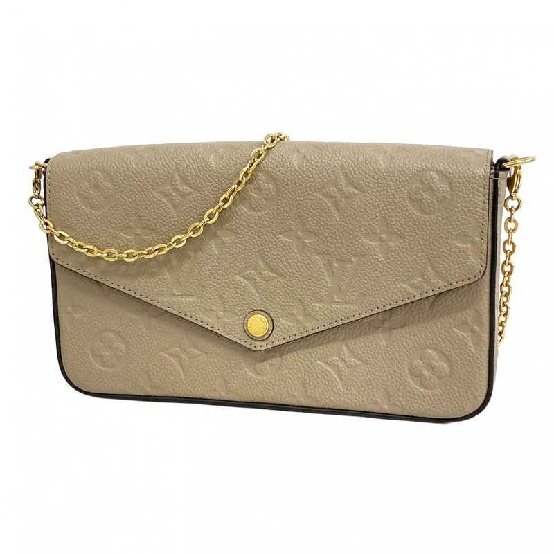 Louis Vuitton Shoulder Wallet Monogram ・empreinte Pochette Félicie M82609