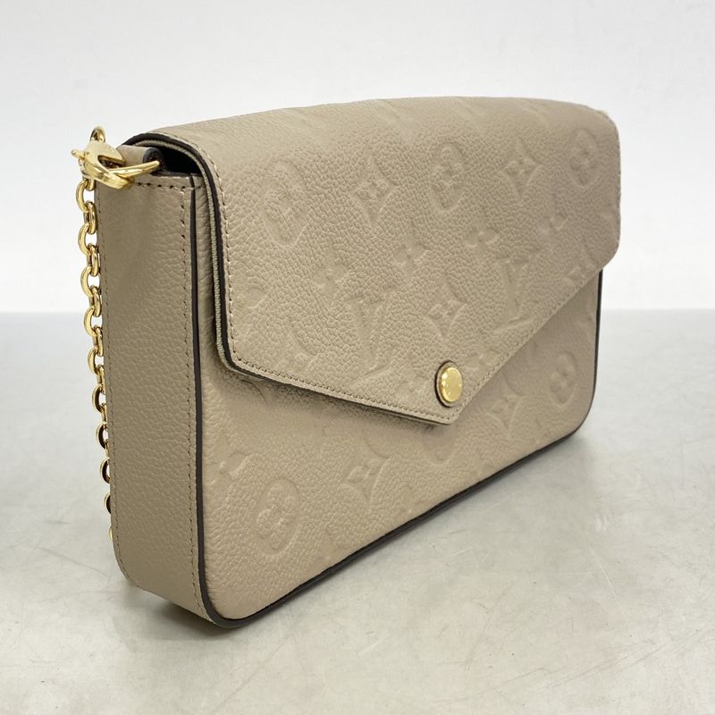 Louis Vuitton Shoulder Wallet Monogram ・empreinte Pochette Félicie M82609