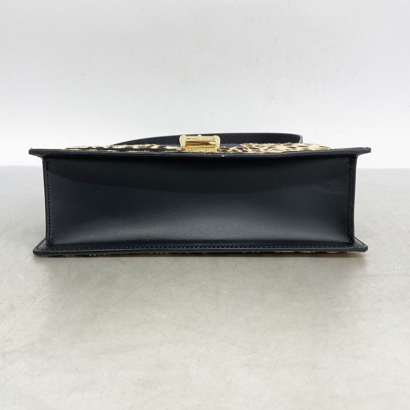 Gucci Shoulder Bag Sherry Line Sylvie 421882 Haraco Beige Black Gold Hardware